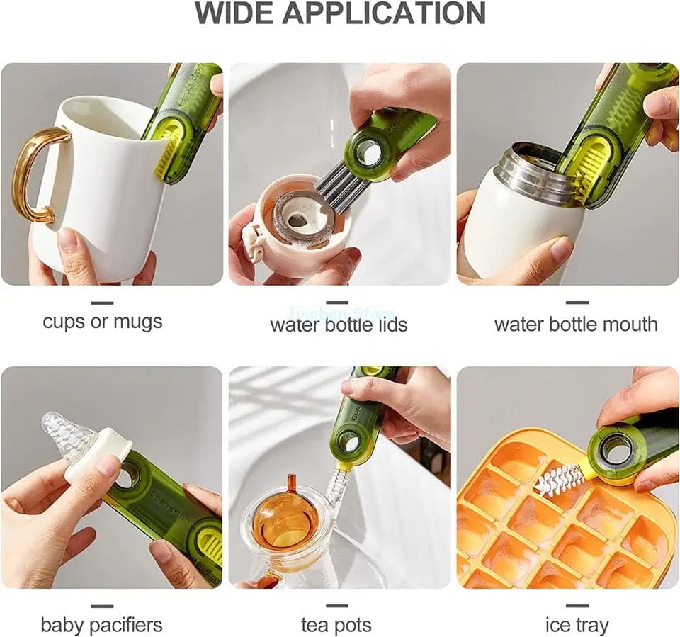 3 in 1 Bottle Mouth Cleaning Brush, Bottle Gap Cleaning Brush, Groove Cleaning Brush, Bottle Mouth Cleaning Brush, Multifunctional Bottle Gap Cleaner, Insulation Bottle Cup Cleaning Brush, Silicon Cup Cleaner Brush, Water Bottle Cleaning Brush 3 in 1 Bottle Mouth Cleaning Brush, Bottle Gap Cleaning Brush, Groove Cleaning Brush, Bottle Mouth Cleaning Brush, Multifunctional Bottle Gap Cleaner, Insulation Bottle Cup Cleaning Brush, Silicon Cup Cleaner Brush, Water Bottle Cleaning Brush